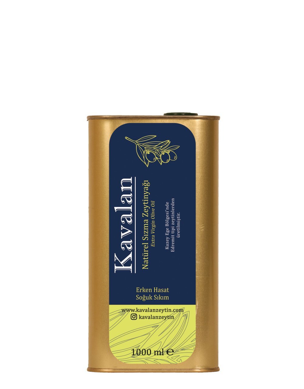 İyi Tarım Uyg. Yeni Sezon 2025-26 / 1 Lt Kuzey Ege Erken Hasat Soğuk Sıkım Natürel Sızma Zeytinyağı