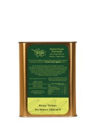 İyi Tarım Uyg. 3 Lt Kuzey Ege Olgun Hasat Soğuk Sıkım Natürel Sızma Zeytinyağı