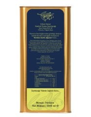 İyi Tarım Uyg. Yeni Sezon 2025-26 / 5 Lt + 750 Ml Kuzey Ege Erken Hasat Soğuk Sıkım Natural Sızma Zeytinyağı