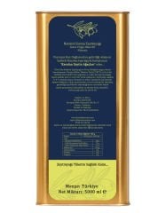 İyi Tarım Uyg. 5 Lt Kuzey Ege Olgun Hasat Natürel Sızma Zeytinyağı / Geleneksel Sıkım