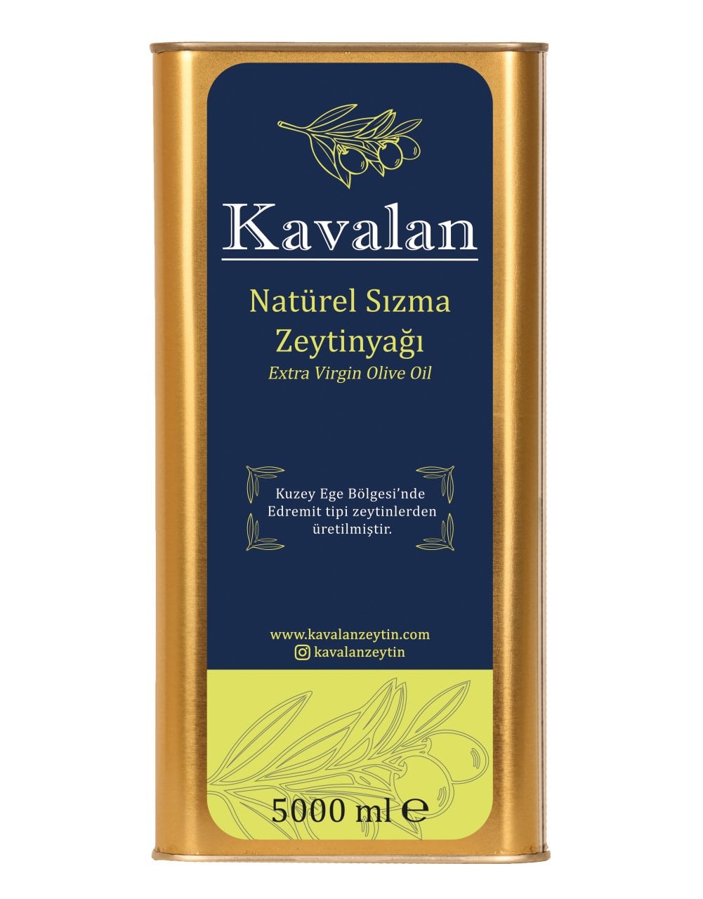 İyi Tarım Uyg. 5 Lt Kuzey Ege Olgun Hasat Natürel Sızma Zeytinyağı / Geleneksel Sıkım