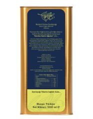 İyi Tarım Uyg. 4x5 Lt Kuzey Ege Olgun Hasat Natürel Sızma Zeytinyağı
