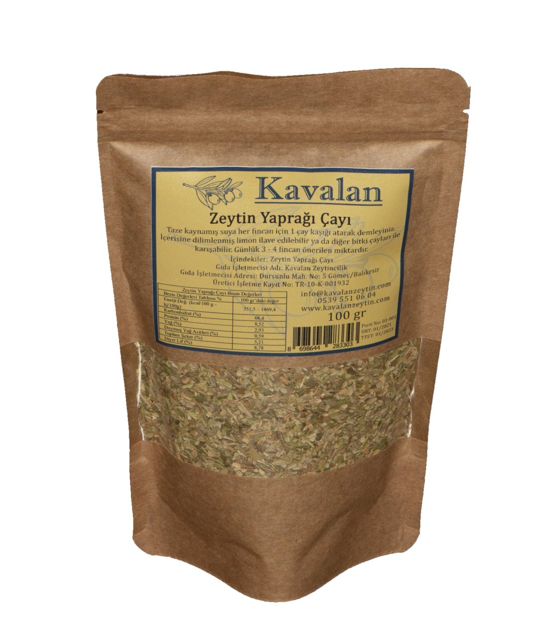 100 gr Zeytin Yaprağı Çayı