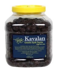 İyi Tarım Uyg. 2 Kg Gemlik Siyah Zeytin Doğal Kuru Sele Orta Boy