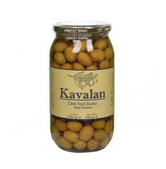 İyi Tarım Uyg. 600 Gr Süzme Ağırlık - Ayvalık Çizik Yeşil Zeytin Doğal Salamura 1000cc