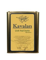 Domat Çizik Yeşil Zeytin -9 Kg Süzme Ağırlık- İRİ BOY