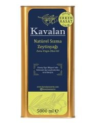 5 Lt Kuzey Ege Erken Hasat Soğuk Sıkım Natürel Sızma Zeytinyağı 2024-25 Sezonu Üretim