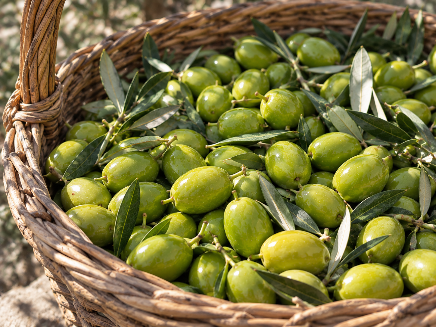 3 Kg Dalından Yeni Toplanmış Taze Domat Yeşil Zeytin - Yeni Sezon 2026/27 (İşlenmemiş - Salamurasız)